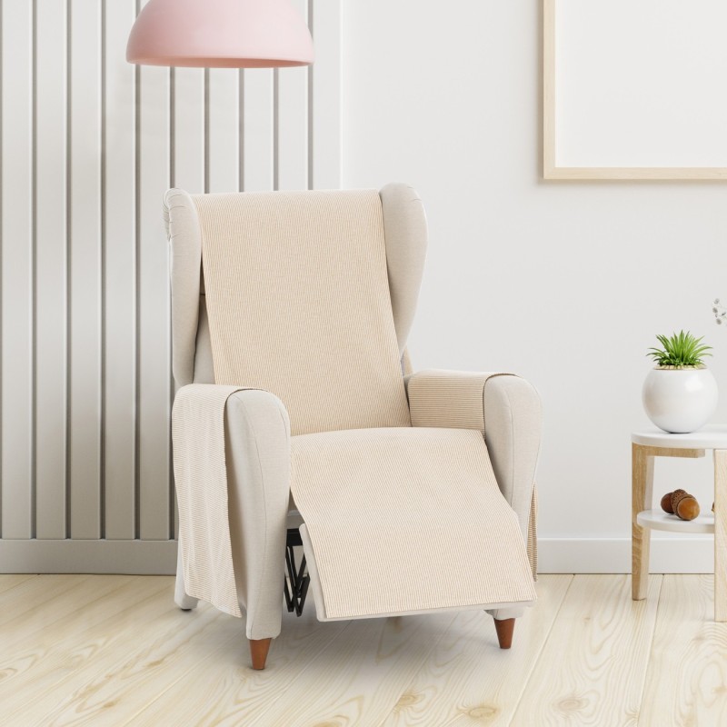 Capa cobre sofá Aqua | Estilo clássico com riscas visíveis Capa cobre sofá Aqua | Estilo clássico com riscas visíveis