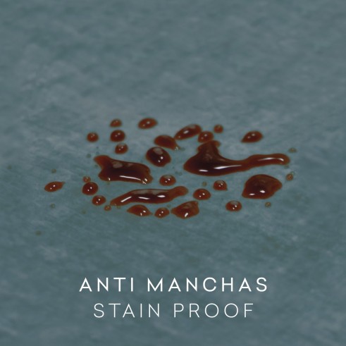 Capa de sofá com laços antimanchas Turim | Veludo com proteção invisível