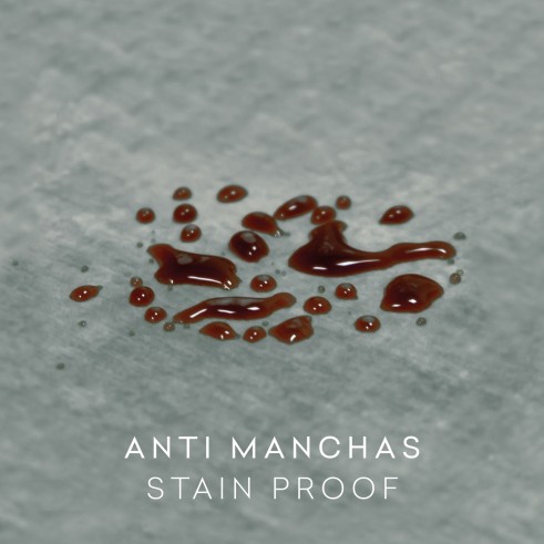 Capa de sofá com laços antimanchas Turim | Veludo com proteção invisível