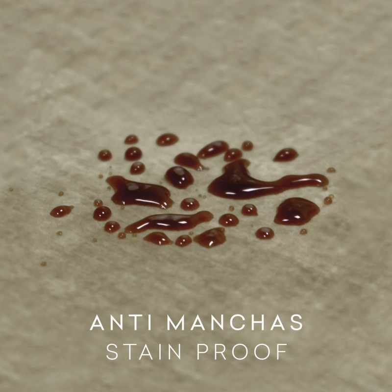 Capa de sofá com laços antimanchas Turim | Veludo com proteção invisível Capa de sofá com laços antimanchas Turim | Veludo com proteção invisível