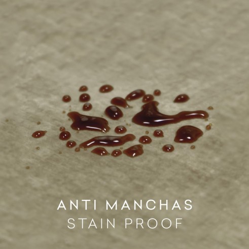 Capa de sofá com laços antimanchas Turim | Veludo com proteção invisível