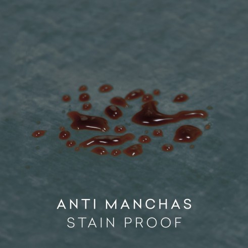 Capa de sofá com laços antimanchas Turim | Veludo com proteção invisível