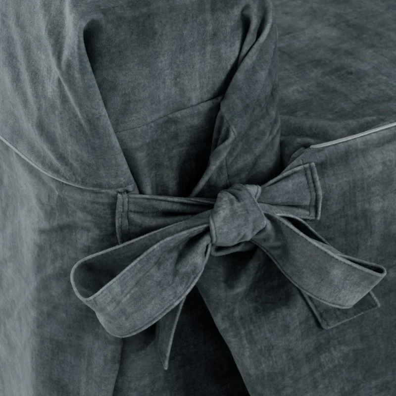 Capa de poltrona anti-manchas com cordões, modelo Turim Capa de poltrona anti-manchas com cordões, modelo Turim