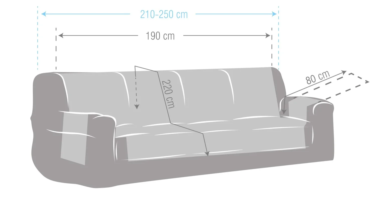 Capa cobre sofá antimanchas Turim | Toque sofisticado e funcionalidade diária
