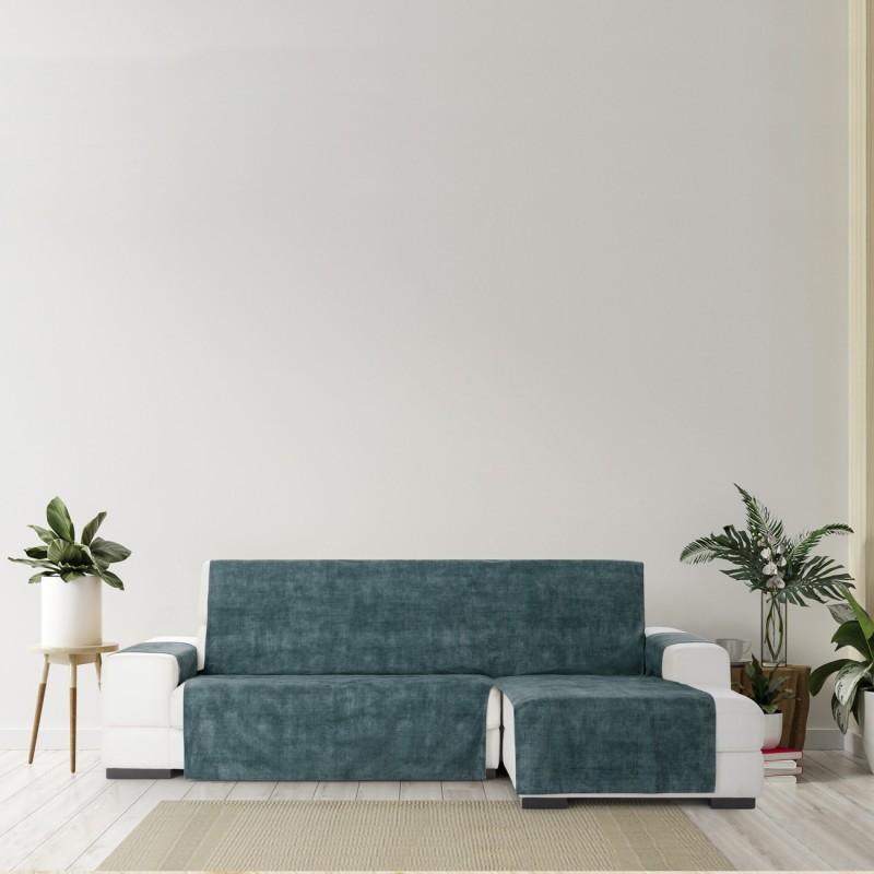 Capa chaise longue Turim | Veludo antimanchas | Proteção parcial elegante | Fácil colocação | Lavável Capa chaise longue Turim | Veludo antimanchas | Proteção parcial elegante | Fácil colocação | Lavável