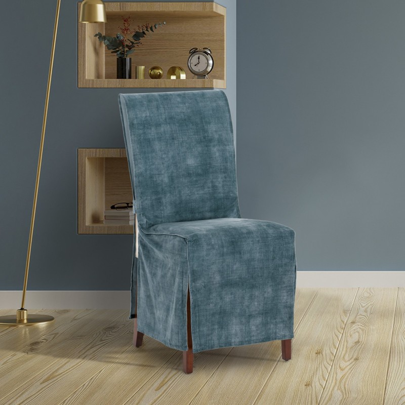 Capas de cadeira Turim x2 | Hotelaria | Veludo antimanchas | Laços ajustáveis | Elegância profissional Capas de cadeira Turim x2 | Hotelaria | Veludo antimanchas | Laços ajustáveis | Elegância profissional