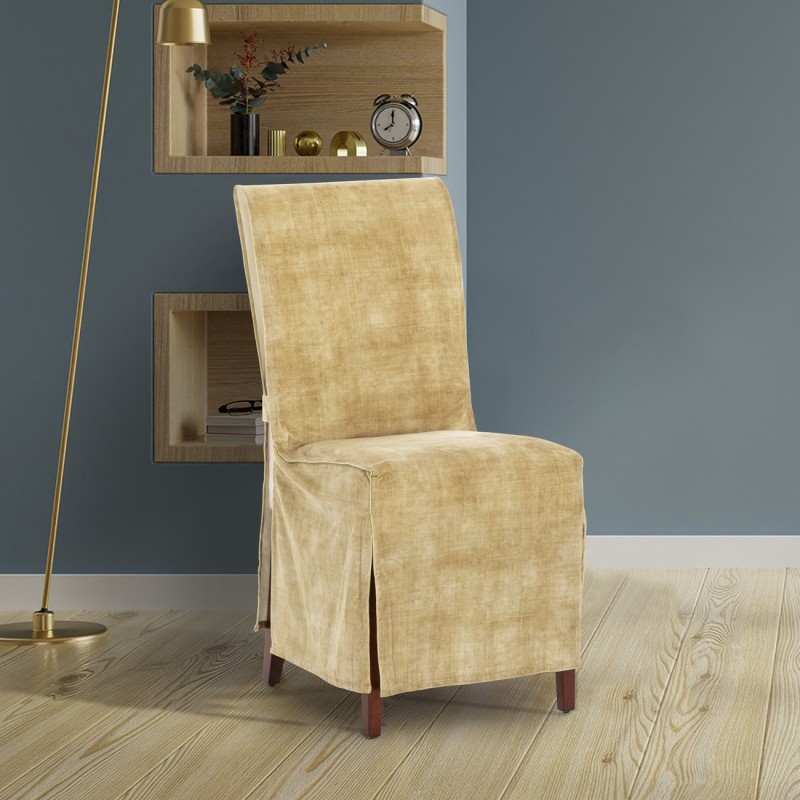 Capas de cadeira Turim x2 | Hotelaria | Veludo antimanchas | Laços ajustáveis | Elegância profissional Capas de cadeira Turim x2 | Hotelaria | Veludo antimanchas | Laços ajustáveis | Elegância profissional