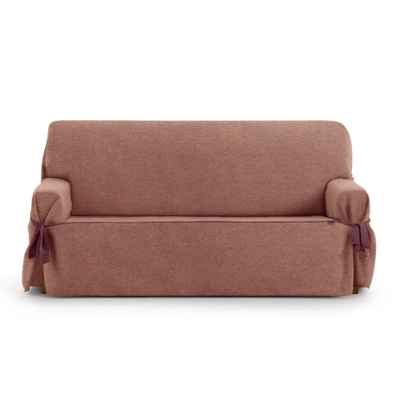 Capa de sofá Valeria com laços | Tecido estruturado | Ajuste elegante | Proteção visível | Lavagem simples