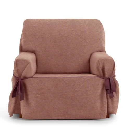 Capa de poltrona Valeria com laços | Design estruturado | Proteção visível | Ajuste decorativo | Lavável