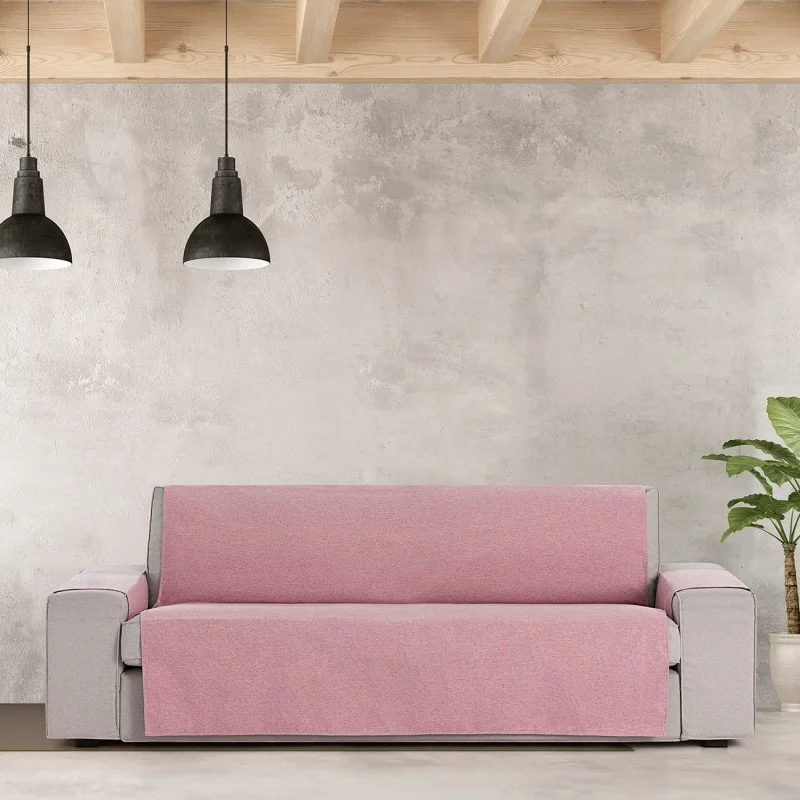 Capa cobre sofá Valeria | Proteção parcial | Tecido firme não elástico | Design sóbrio | Lavável