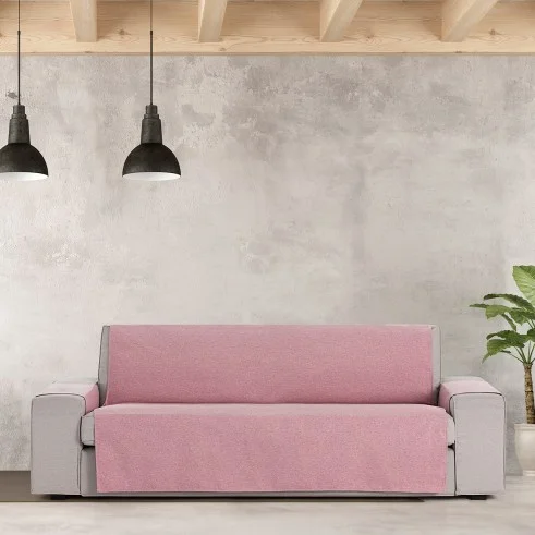 Capa cobre sofá Valeria | Proteção parcial | Tecido firme não elástico | Design sóbrio | Lavável