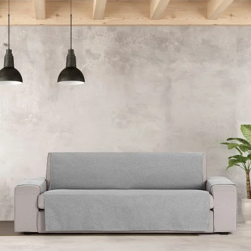 Capa cobre sofá Valeria | Proteção parcial | Tecido firme não elástico | Design sóbrio | Lavável
