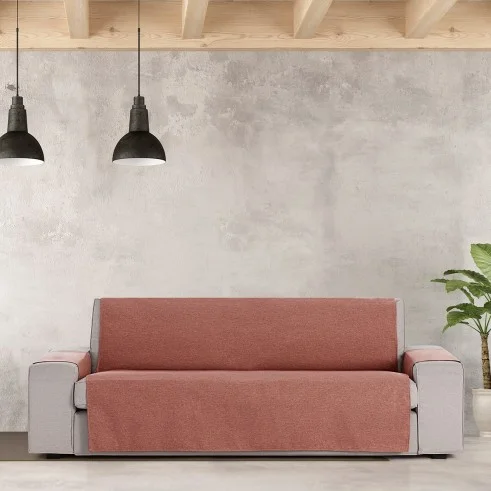 Capa cobre sofá Valeria | Proteção parcial | Tecido firme não elástico | Design sóbrio | Lavável