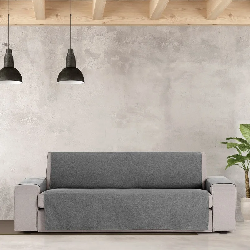 Capa cobre sofá Valeria | Proteção parcial | Tecido firme não elástico | Design sóbrio | Lavável