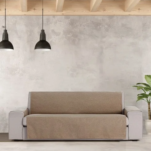 Capa cobre sofá Valeria | Proteção parcial | Tecido firme não elástico | Design sóbrio | Lavável