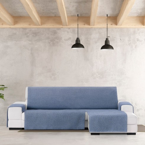 Capa Valeria para Chaise Longue | Proteção parcial | Tecido clássico não elástico | Fácil colocação | Lavagem fácil