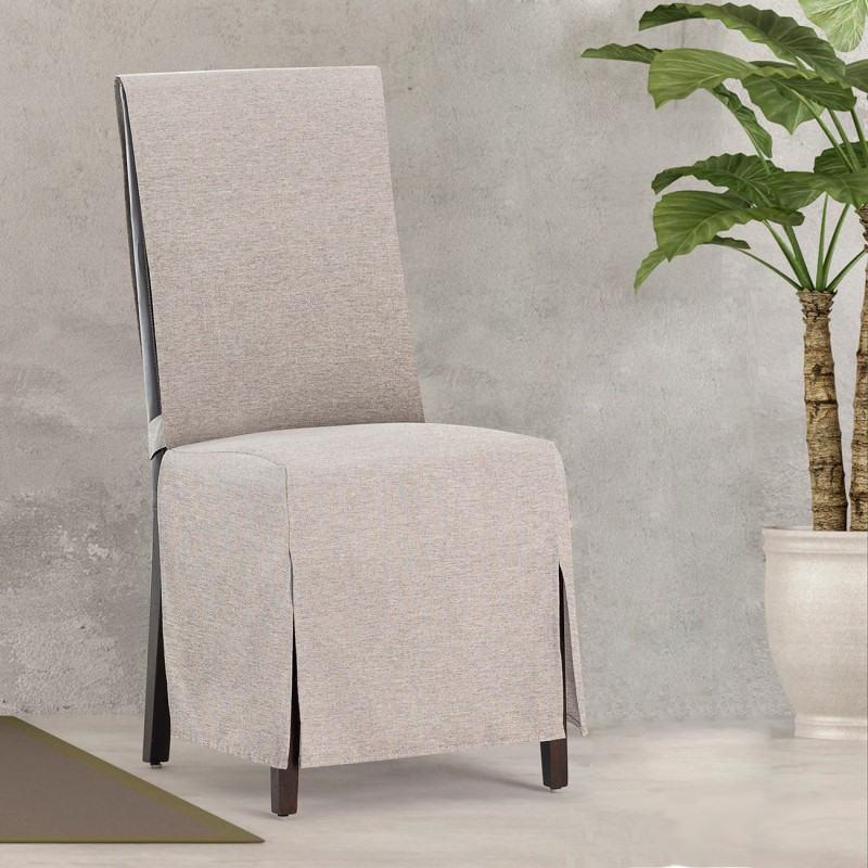 Capas de cadeira Valeria x2 | Hotelaria | Tecido não elástico | Laços ajustáveis | Estilo sóbrio Capas de cadeira Valeria x2 | Hotelaria | Tecido não elástico | Laços ajustáveis | Estilo sóbrio