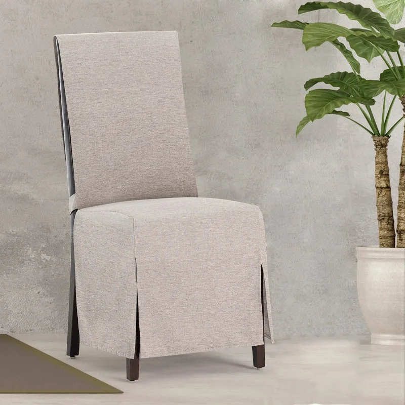 Capas de cadeira Valeria x2 | Hotelaria | Tecido não elástico | Laços ajustáveis | Estilo sóbrio Capas de cadeira Valeria x2 | Hotelaria | Tecido não elástico | Laços ajustáveis | Estilo sóbrio