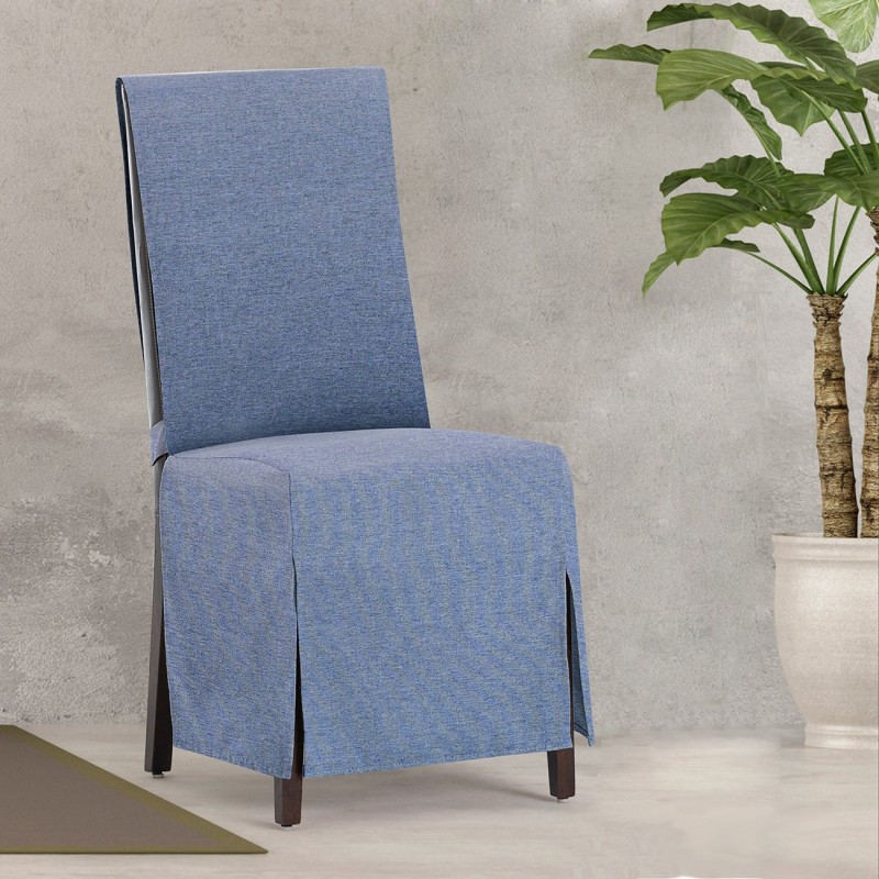 Capas de cadeira Valeria x2 | Hotelaria | Tecido não elástico | Laços ajustáveis | Estilo sóbrio Capas de cadeira Valeria x2 | Hotelaria | Tecido não elástico | Laços ajustáveis | Estilo sóbrio