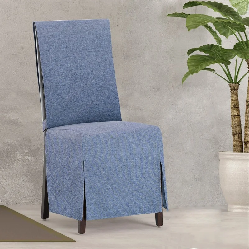 Capas de cadeira Valeria x2 | Hotelaria | Tecido não elástico | Laços ajustáveis | Estilo sóbrio Capas de cadeira Valeria x2 | Hotelaria | Tecido não elástico | Laços ajustáveis | Estilo sóbrio