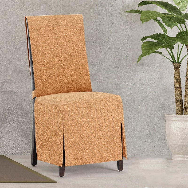 Capas de cadeira Valeria x2 | Hotelaria | Tecido não elástico | Laços ajustáveis | Estilo sóbrio Capas de cadeira Valeria x2 | Hotelaria | Tecido não elástico | Laços ajustáveis | Estilo sóbrio