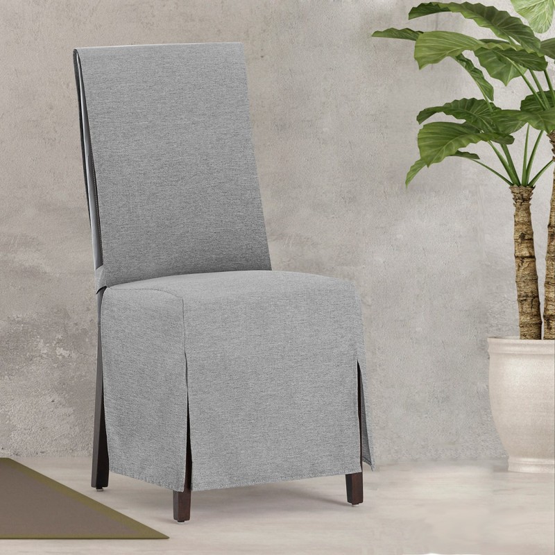 Capas de cadeira Valeria x2 | Hotelaria | Tecido não elástico | Laços ajustáveis | Estilo sóbrio Capas de cadeira Valeria x2 | Hotelaria | Tecido não elástico | Laços ajustáveis | Estilo sóbrio