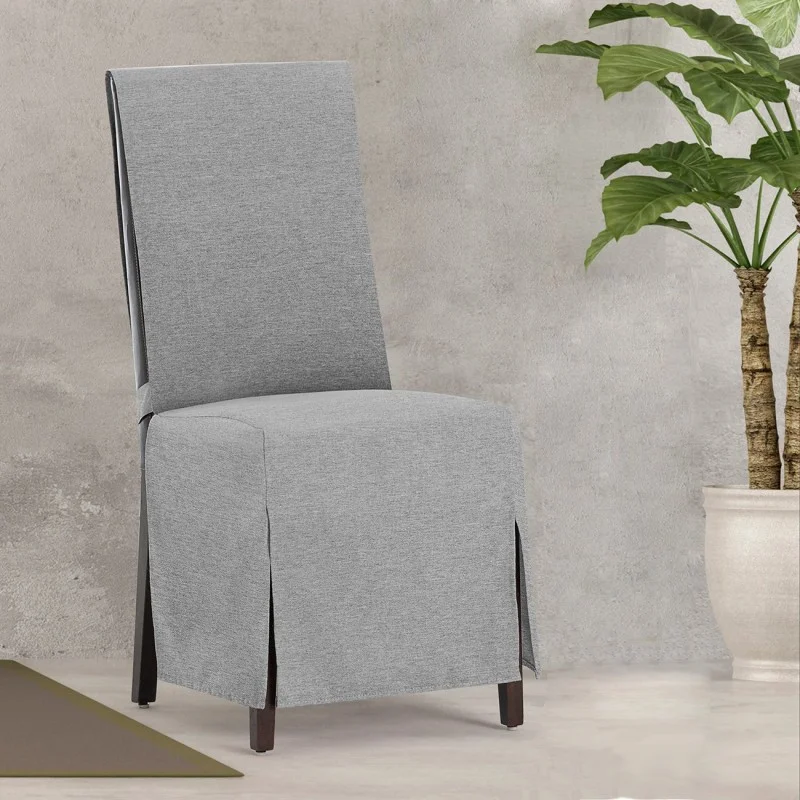 Capas de cadeira Valeria x2 | Hotelaria | Tecido não elástico | Laços ajustáveis | Estilo sóbrio Capas de cadeira Valeria x2 | Hotelaria | Tecido não elástico | Laços ajustáveis | Estilo sóbrio