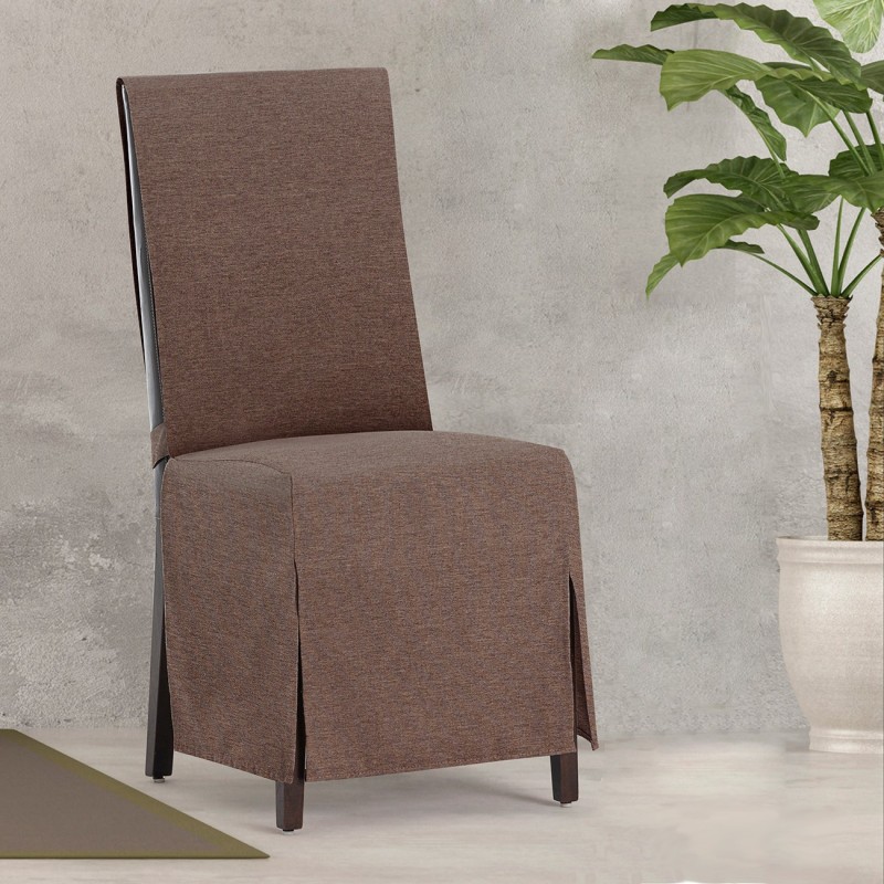 Capas de cadeira Valeria x2 | Hotelaria | Tecido não elástico | Laços ajustáveis | Estilo sóbrio Capas de cadeira Valeria x2 | Hotelaria | Tecido não elástico | Laços ajustáveis | Estilo sóbrio