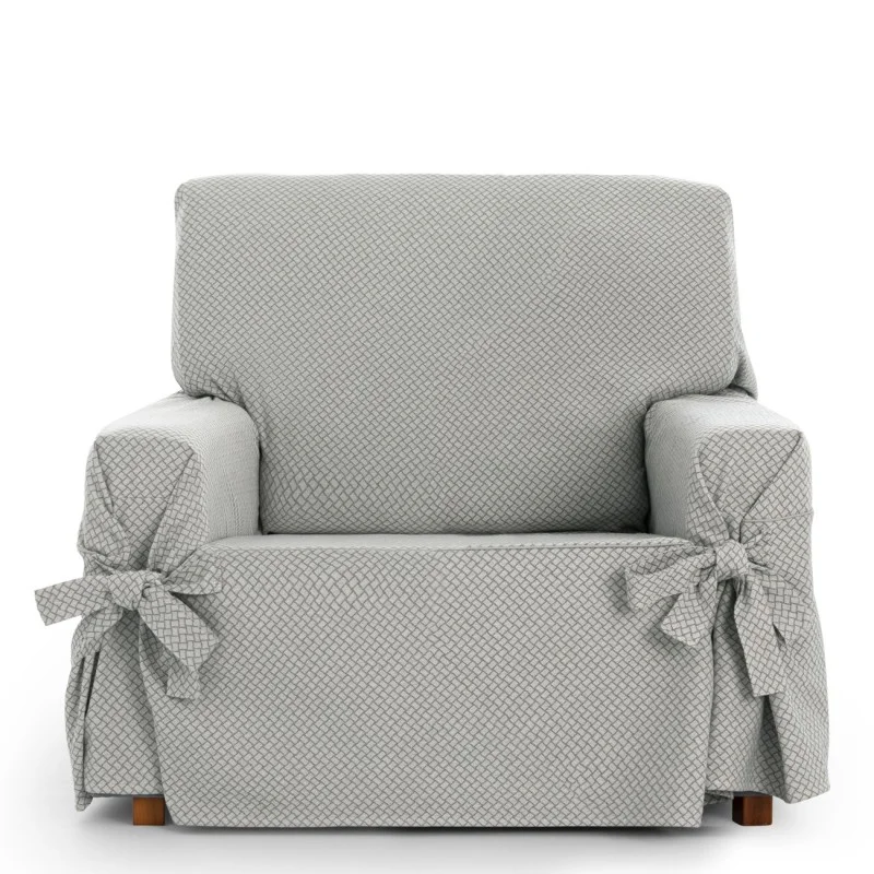 Capa de poltrona Francesca com laços | Geometria decorativa | Proteção completa | Toque suave | Lavável na máquina Capa de poltrona Francesca com laços | Geometria decorativa | Proteção completa | Toque suave | Lavável na máquina