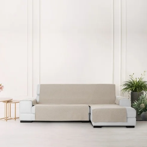 Capa cobre chaise longue Francesca | Proteção visual | Tecido não elástico | Design moderno | Lavagem fácil