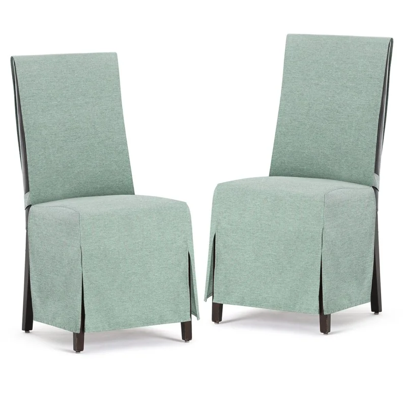 Capas de cadeira Valeria x2 | Hotelaria | Tecido não elástico | Laços ajustáveis | Estilo sóbrio Capas de cadeira Valeria x2 | Hotelaria | Tecido não elástico | Laços ajustáveis | Estilo sóbrio