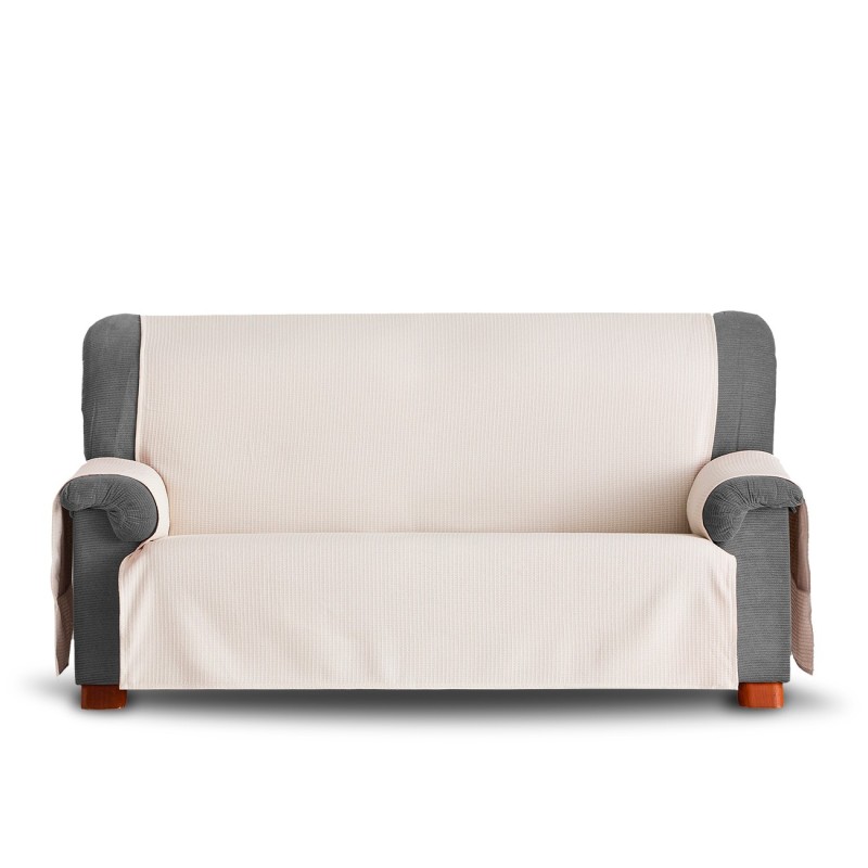 Capa cobre sofá Bianca | Tecido de algodão com bolsos | Proteção prática | Design decorativo | Lavagem fácil