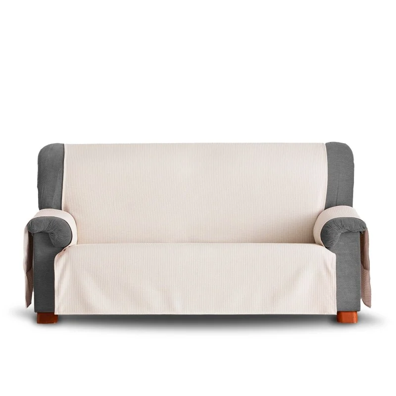 Capa cobre sofá Bianca | Tecido de algodão com bolsos | Proteção prática | Design decorativo | Lavagem fácil
