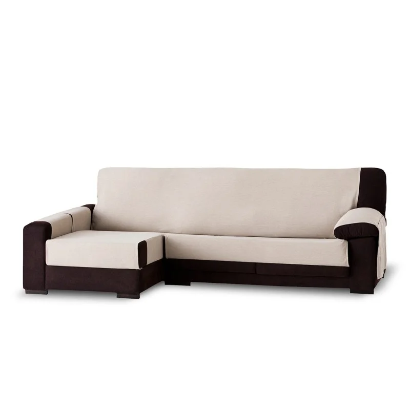 Capa cobre chaise longue Constanza | Algodão em chevron | Estilo elegante e funcional | Lavável na máquina
