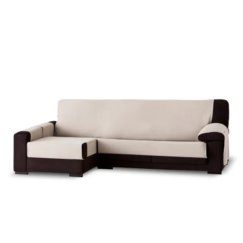 Capa cobre chaise longue Constanza | Algodão em chevron | Estilo elegante e funcional | Lavável na máquina