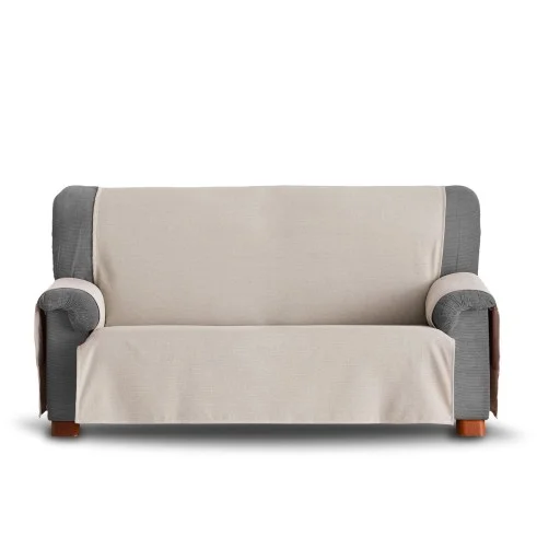 Capa cobre sofá Constanza | Algodão firme | Proteção parcial com bolsos | Lavagem prática