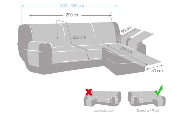 Capa para o modelo Constanza Chaise Longue