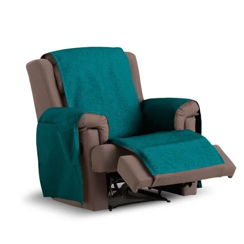 Capa cobre poltrona relax Dream | Tecido firme decorativo | Proteção integral com bolsos | Manutenção fácil