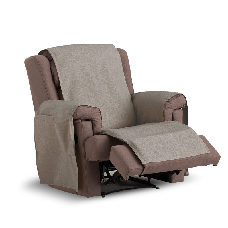 Capa cobre poltrona relax Dream | Tecido firme decorativo | Proteção integral com bolsos | Manutenção fácil Capa cobre poltrona relax Dream | Tecido firme decorativo | Proteção integral com bolsos | Manutenção fácil