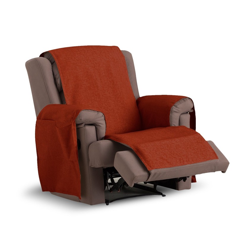 Capa cobre poltrona relax Dream | Tecido firme decorativo | Proteção integral com bolsos | Manutenção fácil