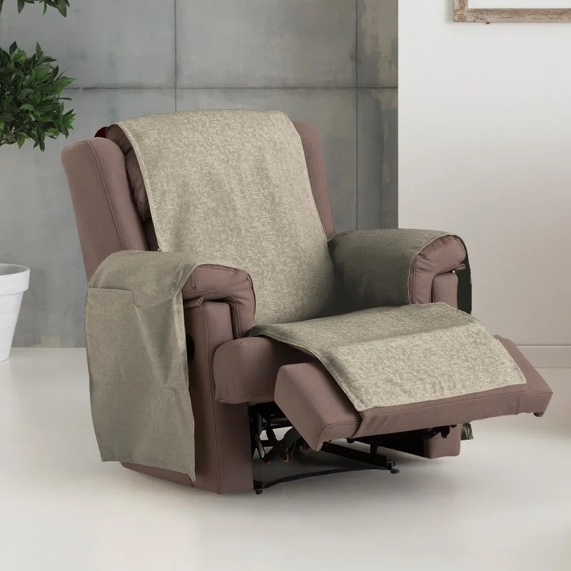 Capa cobre poltrona relax Dream | Tecido firme decorativo | Proteção integral com bolsos | Manutenção fácil Capa cobre poltrona relax Dream | Tecido firme decorativo | Proteção integral com bolsos | Manutenção fácil