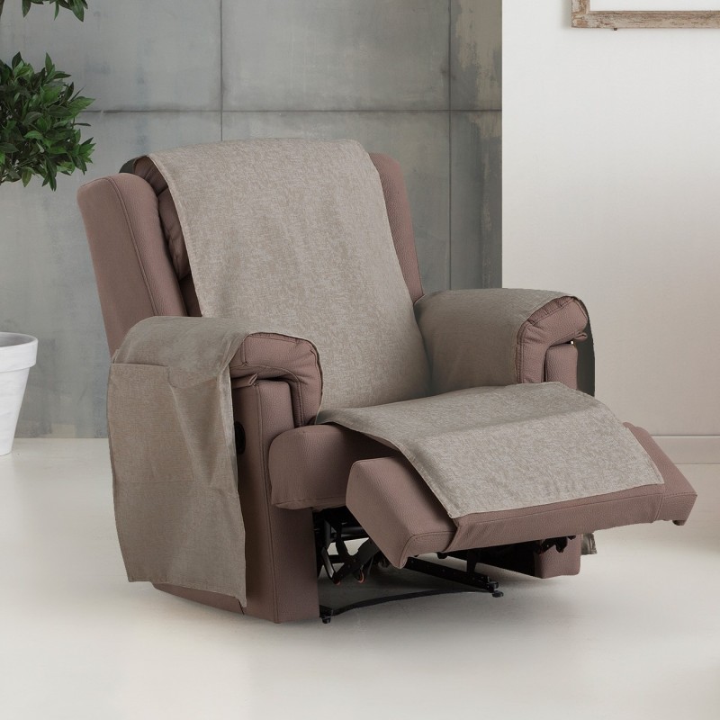 Capa cobre poltrona relax Dream | Tecido firme decorativo | Proteção integral com bolsos | Manutenção fácil Capa cobre poltrona relax Dream | Tecido firme decorativo | Proteção integral com bolsos | Manutenção fácil
