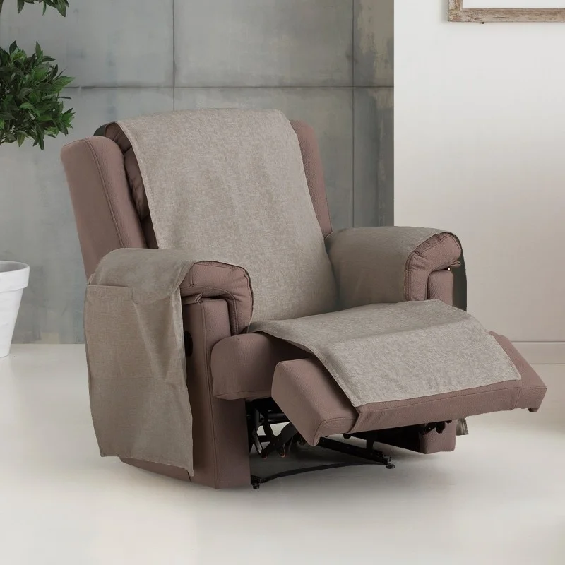 Capa cobre poltrona relax Dream | Tecido firme decorativo | Proteção integral com bolsos | Manutenção fácil Capa cobre poltrona relax Dream | Tecido firme decorativo | Proteção integral com bolsos | Manutenção fácil