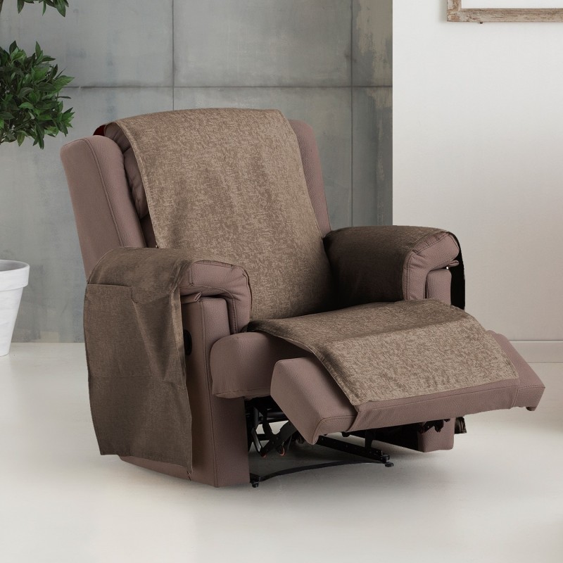 Capa cobre poltrona relax Dream | Tecido firme decorativo | Proteção integral com bolsos | Manutenção fácil Capa cobre poltrona relax Dream | Tecido firme decorativo | Proteção integral com bolsos | Manutenção fácil