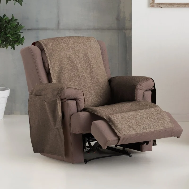 Capa cobre poltrona relax Dream | Tecido firme decorativo | Proteção integral com bolsos | Manutenção fácil Capa cobre poltrona relax Dream | Tecido firme decorativo | Proteção integral com bolsos | Manutenção fácil