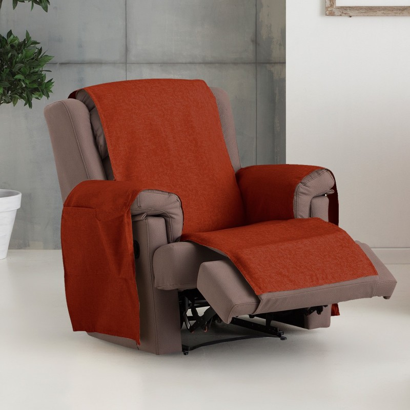 Capa cobre poltrona relax Dream | Tecido firme decorativo | Proteção integral com bolsos | Manutenção fácil