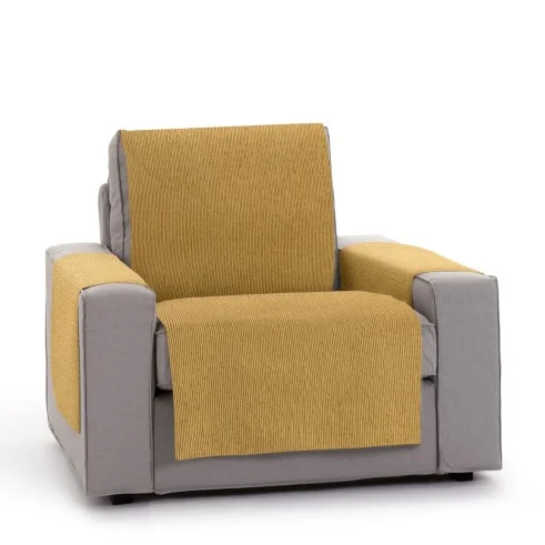 Capa cobre sofá Mid | Linhas modernas | Proteção parcial decorativa | Tecido lavável
