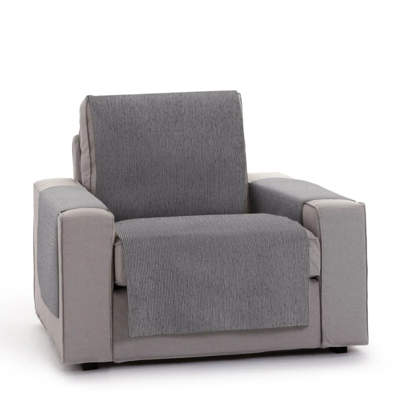 Capa cobre sofá Mid | Linhas modernas | Proteção parcial decorativa | Tecido lavável Capa cobre sofá Mid | Linhas modernas | Proteção parcial decorativa | Tecido lavável