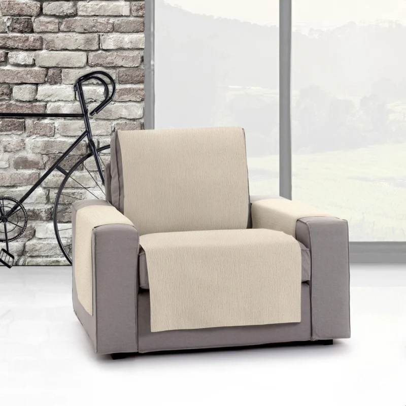 Capa cobre sofá Mid | Linhas modernas | Proteção parcial decorativa | Tecido lavável Capa cobre sofá Mid | Linhas modernas | Proteção parcial decorativa | Tecido lavável