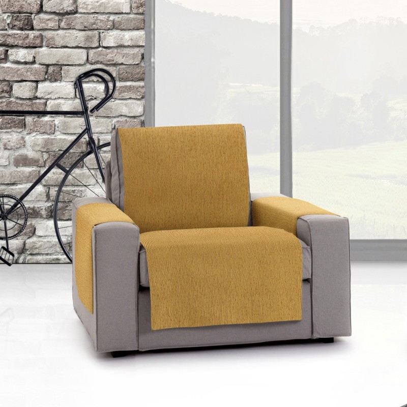 Capa cobre sofá Mid | Linhas modernas | Proteção parcial decorativa | Tecido lavável Capa cobre sofá Mid | Linhas modernas | Proteção parcial decorativa | Tecido lavável